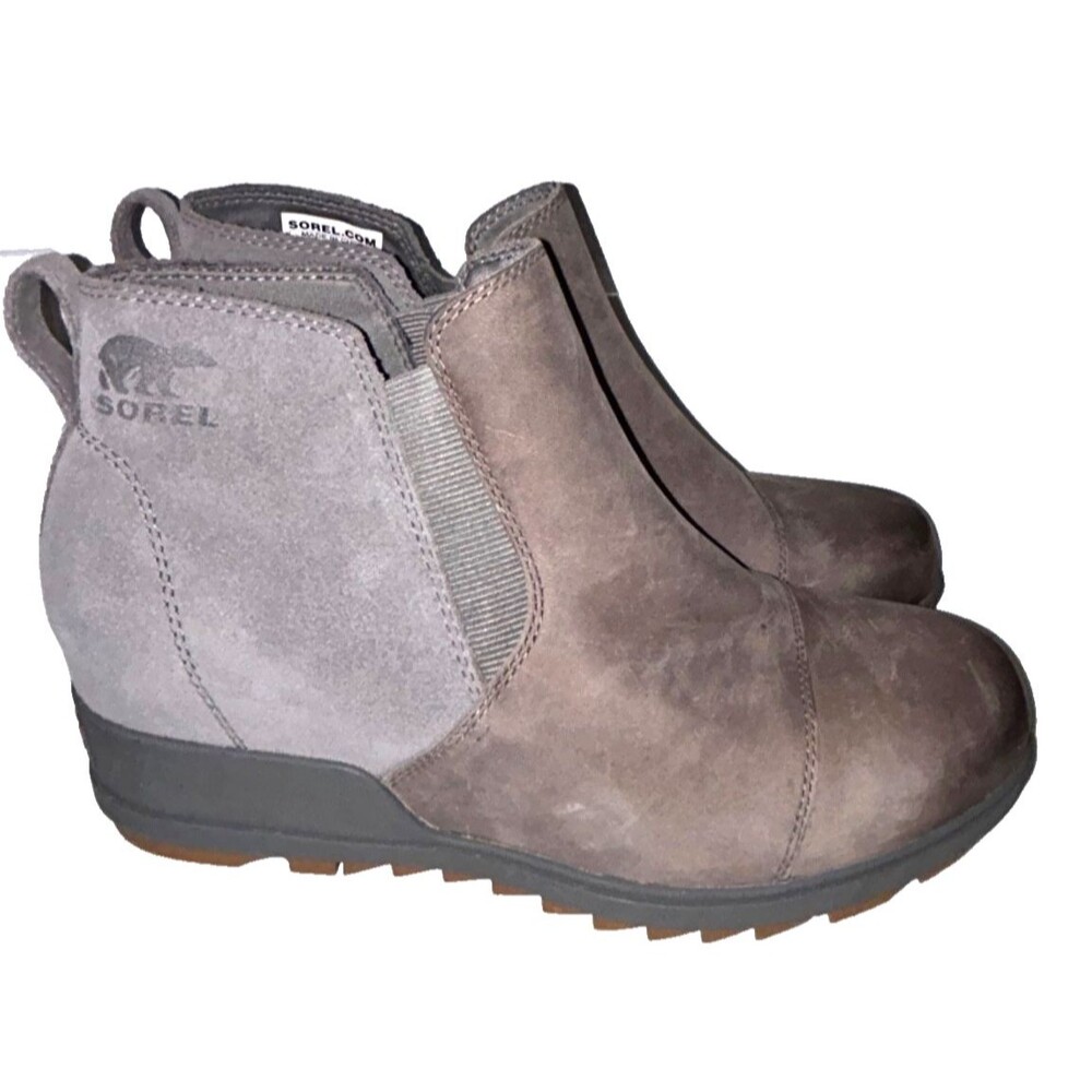 Sorel Women's Evie Chelsea Boots size 9.5/ 40.5 NWOT Wedge Winter Outdoor